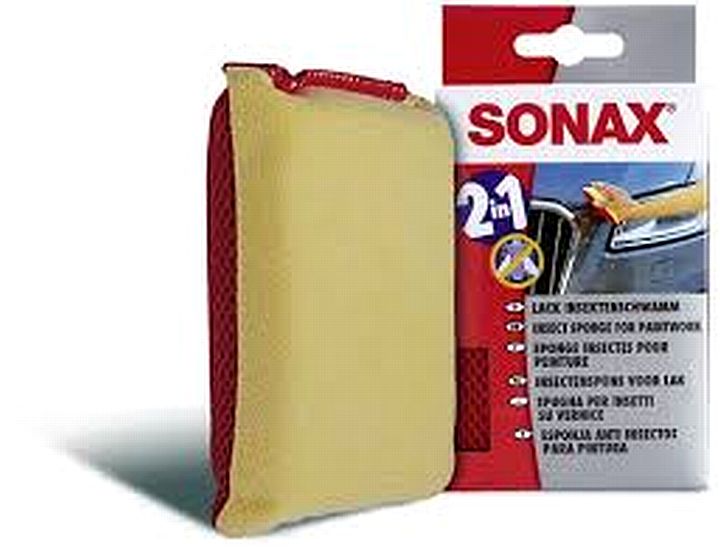 ספוג דו צדדי - להסרת חרקים/ אדי ערפל SONAX