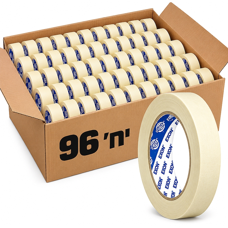 נייר דבק  19X50 אדיל מקצועי לצבעים קרטון 96 יח