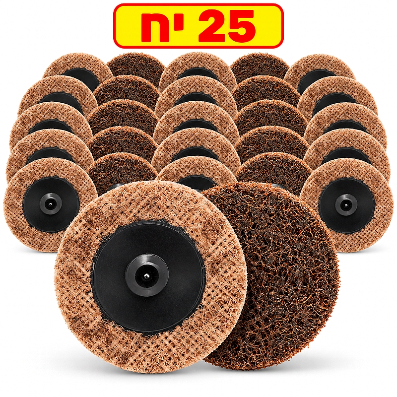 רולוק ליטוש סקוץ חום "3 קרטון 25 יח