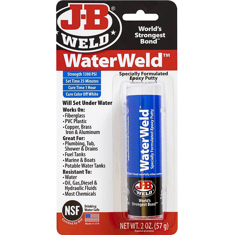 פלסטלינה אפוקסית לשימוש מתחת למים 57 גרם JB-WELD WATER WELD