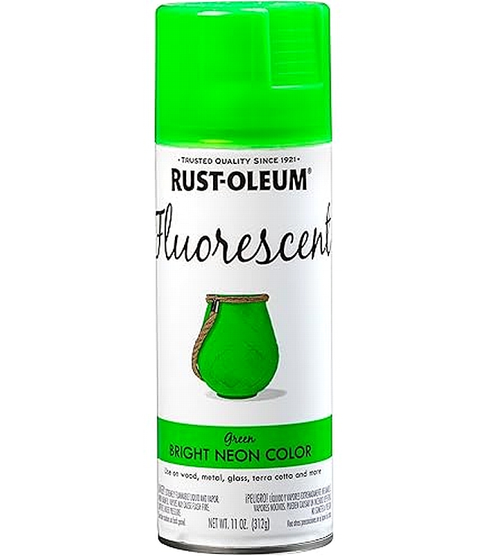 ספרי צבע פלורסנט ירוק RUST OLEUM