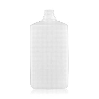בקבוק פלסטיק 1,000 מ"ל מרובע טבעי טרפנטין+פקק