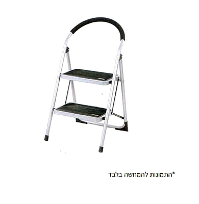 סולם דרגש "מזור" 2 שלבים רחבים תוצרת KRAUSS