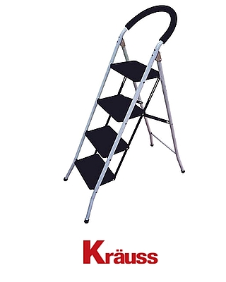 סולם דרגש "מזור" 4 שלבים רחבים תוצרת KRAUSS