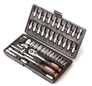 סט בוקסות דרייב "1/4 מקצועי , 46 חלקים KING TOOLS