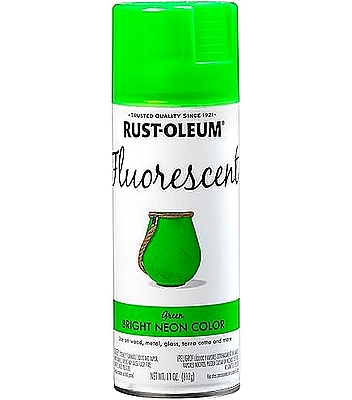 ספרי צבע פלורסנט ירוק RUST OLEUM