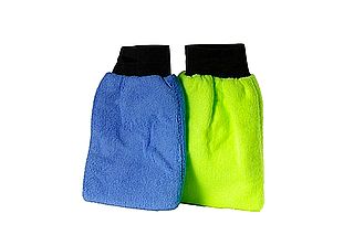 כפפת מיקרופייבר  ירוק דגם קלריטי 1 יח