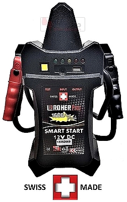 בוסטר התנעה מקצועי 1600 אמפר 12v תוצרת שוויץ